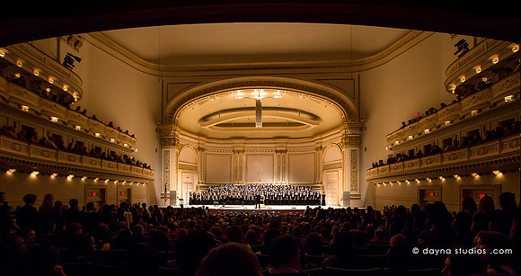 RHS Choir singing in the Choral Convergence Concert at Carnegie Hall 2015
